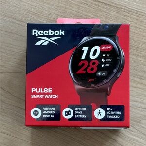 Reebok Pulse Smart Watch - Black and Red Accents